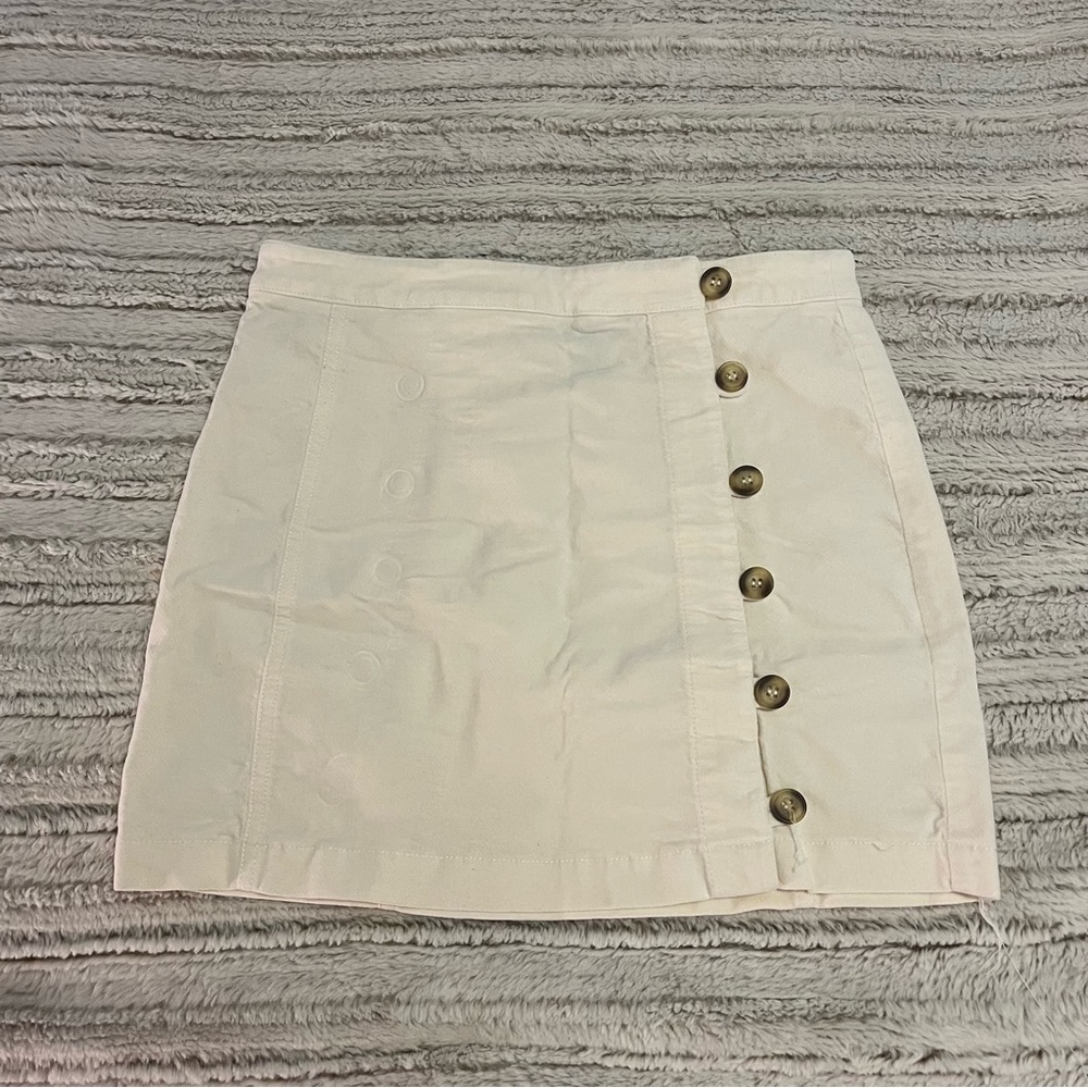 Forever 21 Buttoned Mini Skirt